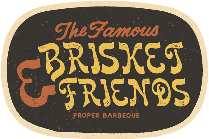 Brisket and friends sticker